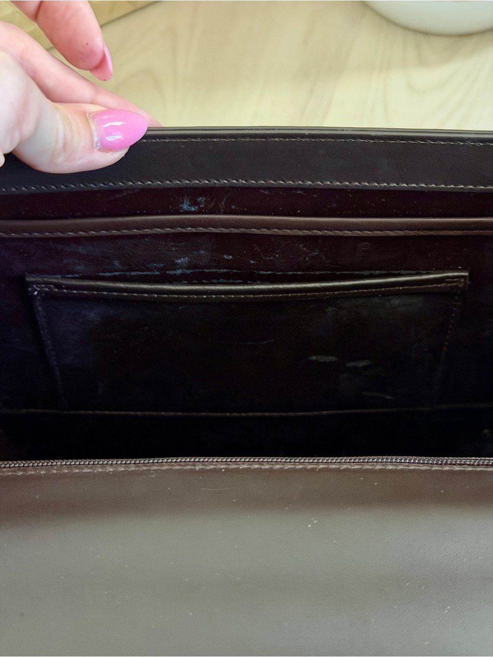 Vintage Gucci by Tom Ford Shoulder Bag Brown Leather Iconic Resin Buckle - Rare! - Picture 14 of 16